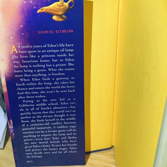 Eden's Wish 2015 Hardcover M. Tara Crowl Disney Hyperion 1st Edition Book - Picture 5 of 7